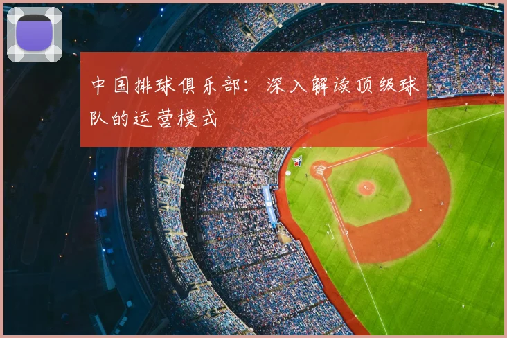 中国排球俱乐部:深入解读顶级球队的运营模式